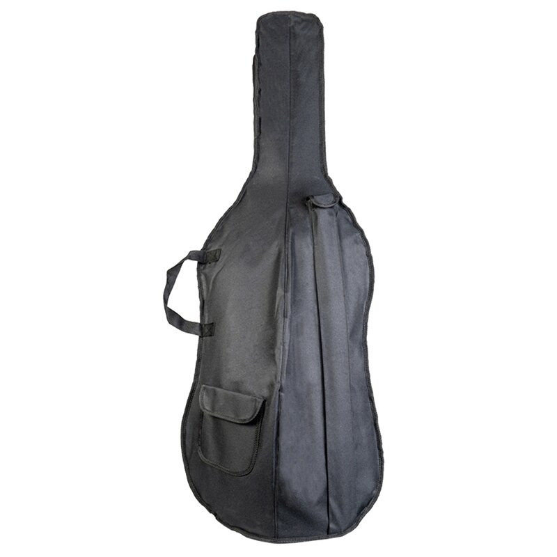 -naomi 1/8 slidstærk cellotaske til børn, ekstra polstring af broen, lomme til musikbøger på bagsiden og lomme til tilbehør