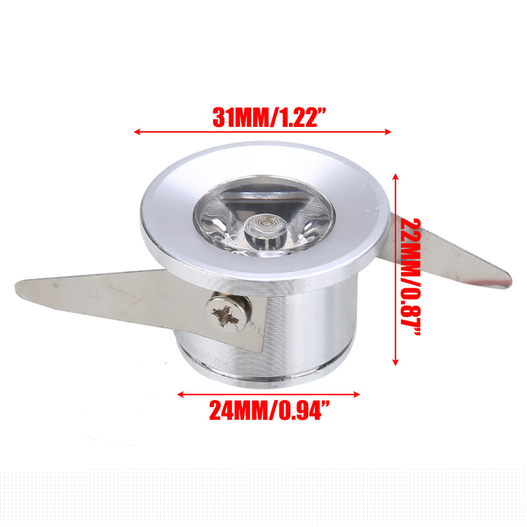 Infälld mini spotlight lampa tak downlight led utställningslampa taklampa 1w/3w majitr
