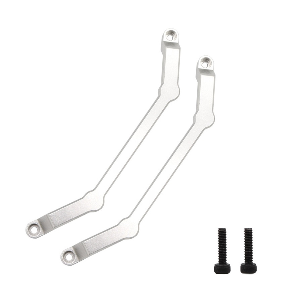 Metal RC Car Body Post Mounts Shell Column For MN128 MN86 MN86S MN86K MN86KS MN G500 1/12 RC Car Upgrade Parts: silver