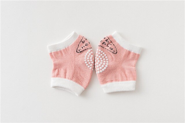 0-3Years Oude Kinderen Zomer Antislip Baby Knieschijf All-katoen Ademend Mesh Baby Skid-Proof Sport Baby 'S kruipen Kneepad: pink