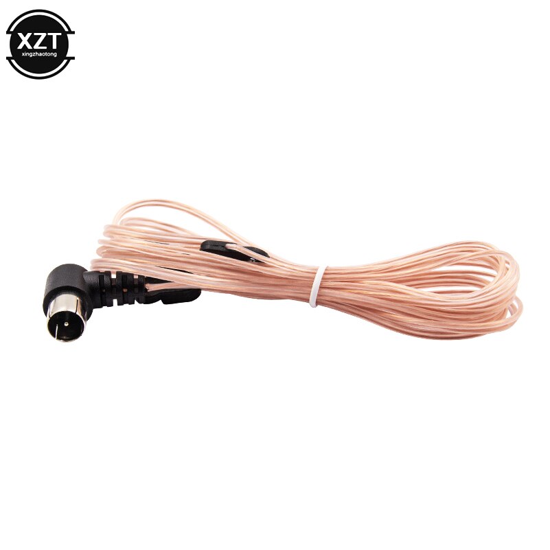 Antena dipolo aérea de cobre para interior, Radio HD en forma de T, conector PAL macho/hembra, 75 OFM, uso para YAMAHA AM/FM
