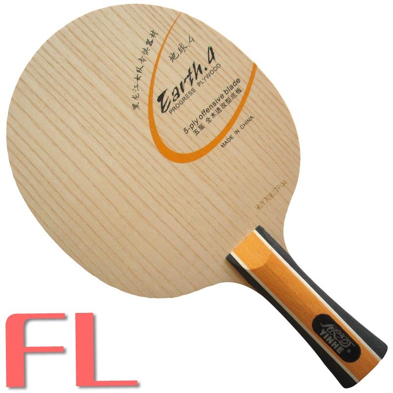 Galaxy / Milky Way / Yinhe Earth.4 (E4) Progress Playwood OFF Table Tennis Blade for PingPong Racket: FL  long handle