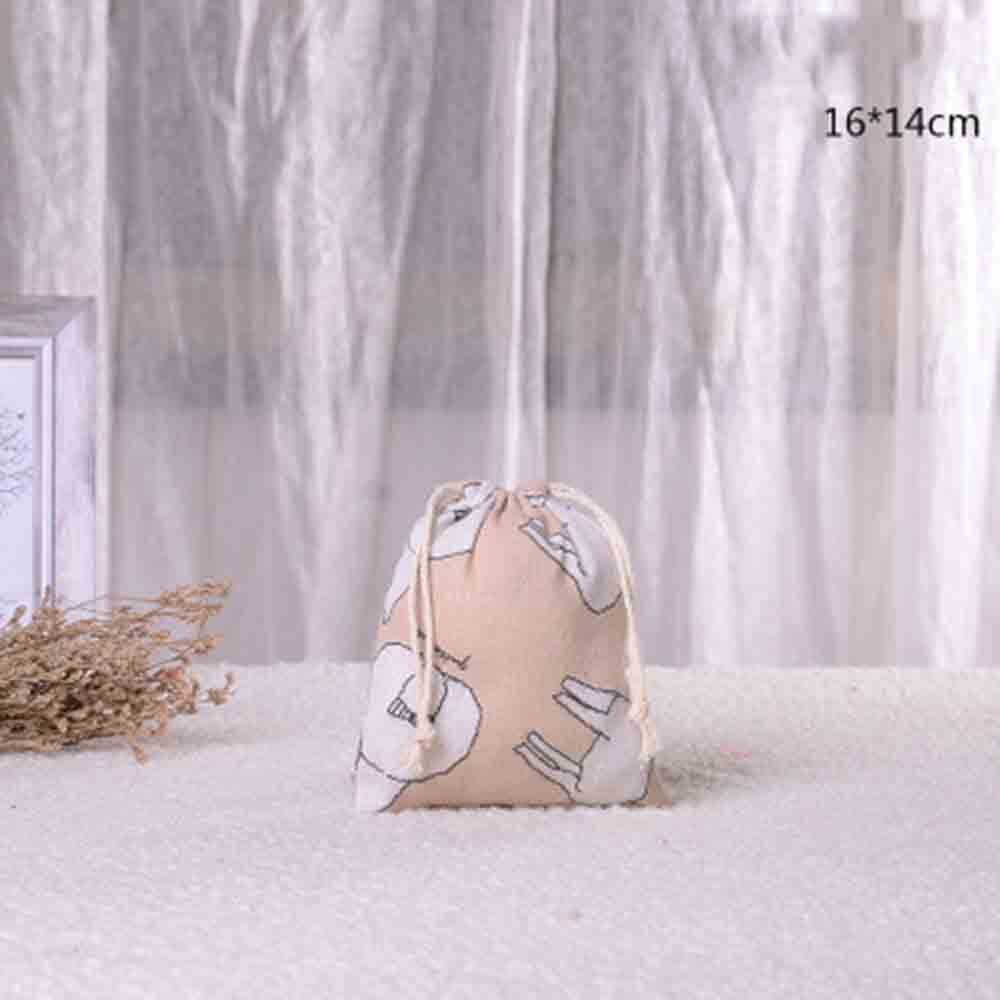 Handgemaakte Katoenen Linnen Opslag Pakket Tas Tasje Kleine Portemonnee Reizen Vrouwen Kleine Doek Bag Pouch: S1