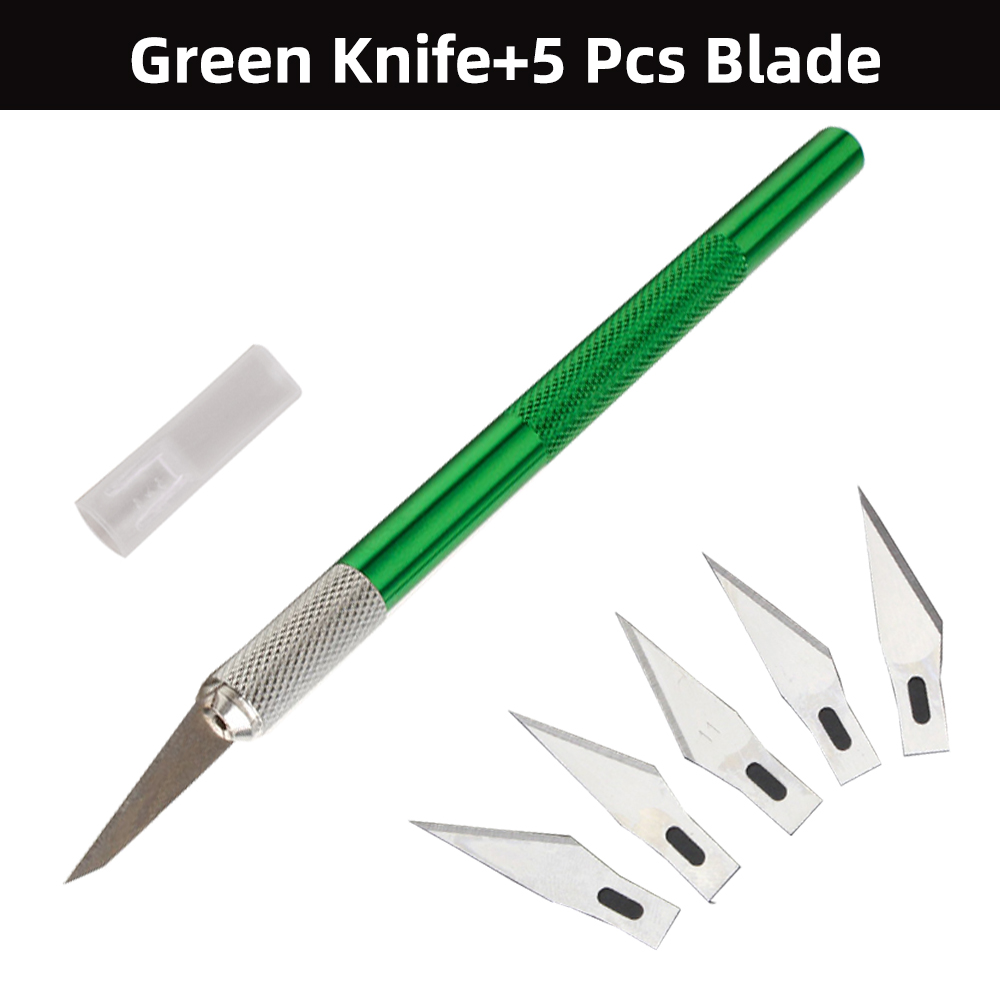 Diy Art Snijgereedschap Craft Snijden Kinfe Aluminium Hout Cutter Carve Mes Papier Cutter Diy Craft Naaien Snijgereedschap acces: I