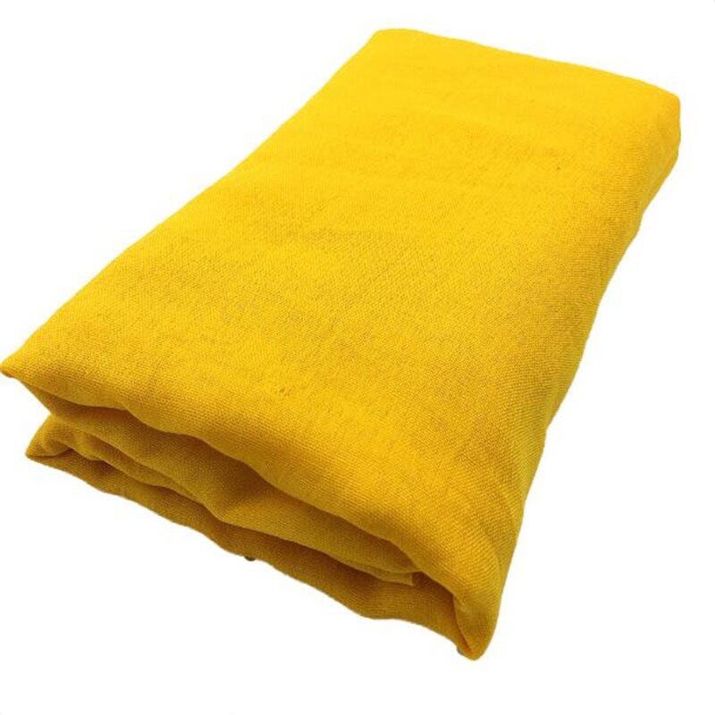 Pasgeboren Fotografie Props Zuigeling Kostuum Outfit 180Cm Lange Katoenen Zachte Foto Wrap Bijpassende Baby Foto Props Fotografia: 3 yellow