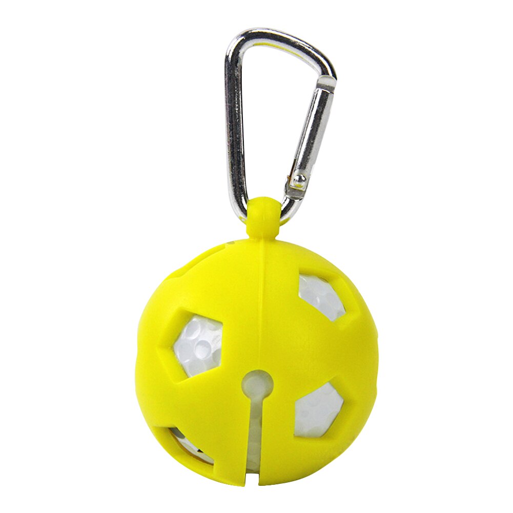 Sportgereedschap, zachte siliconen golfbal, beschermende opberghoes met karabijnhaak, sleutelhanger, opbergtas voor golfaccessoires