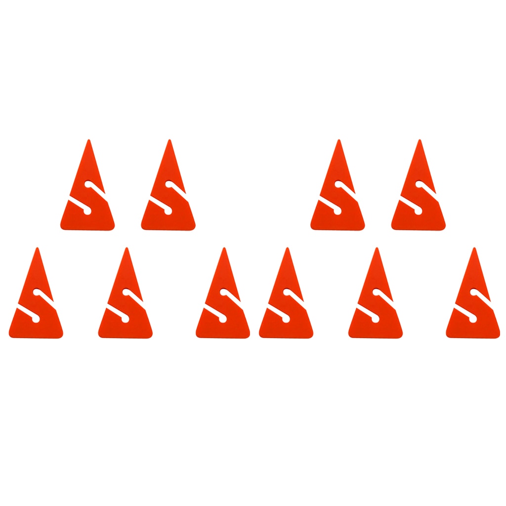 Pack 10 Ultralight Triangle PVC Line Arrow Markers for Safety Scuba Dive Cave and Wreck Diving