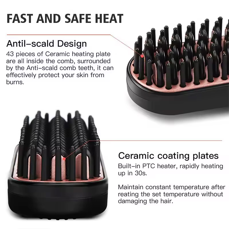 hair straightener Fast heating ceramic electric hair straightener multi-functional hair straightening tool
