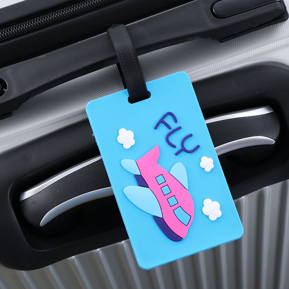 Accessori da viaggio etichetta per bagagli &quot;World travel&quot; etichetta per valigia etichetta per valigia in PVC ID indirizzo indirizzo etichetta per imbarco bagagli