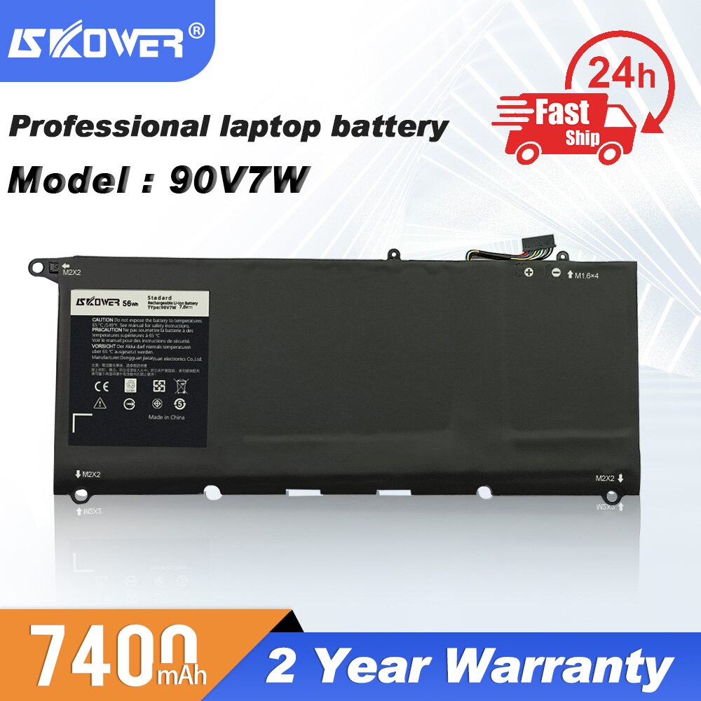 SKOWER DELL Notebook Battery For XPS 13 9333 9343 9350 9360 9370 9380 L321X L322X L221X Batteries 90V7W PW23Y C4K9V DXGH8 P54G