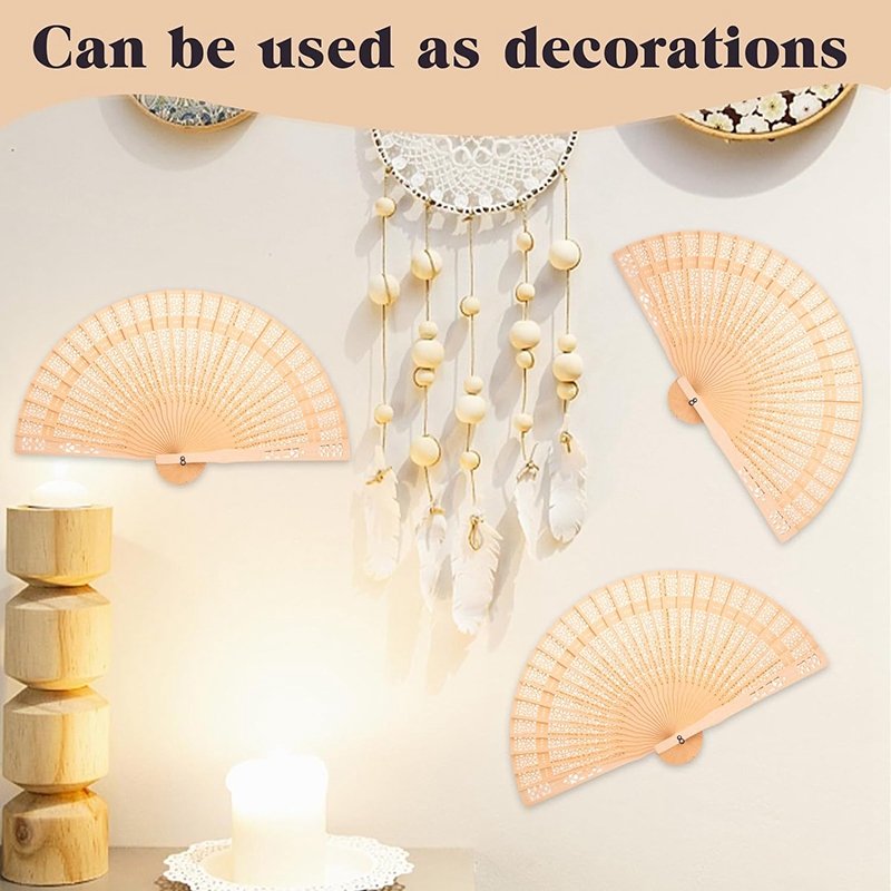 Abanico de mano plegable para decoración floral, abanico japonés de bambú antiguo para mujer, abanicos personalizados para baile, accesorios de decoración para de boda, abanico para mujer