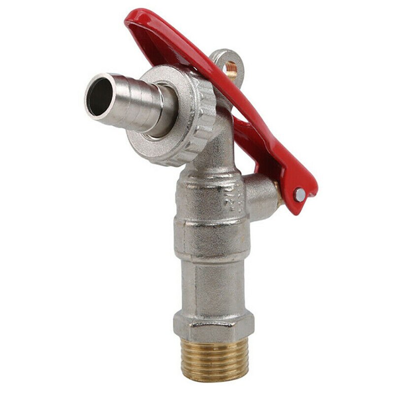 Brass External Thread Water Tap Lockable Home Washing Machine Garden Single Spout Faucet HVR88