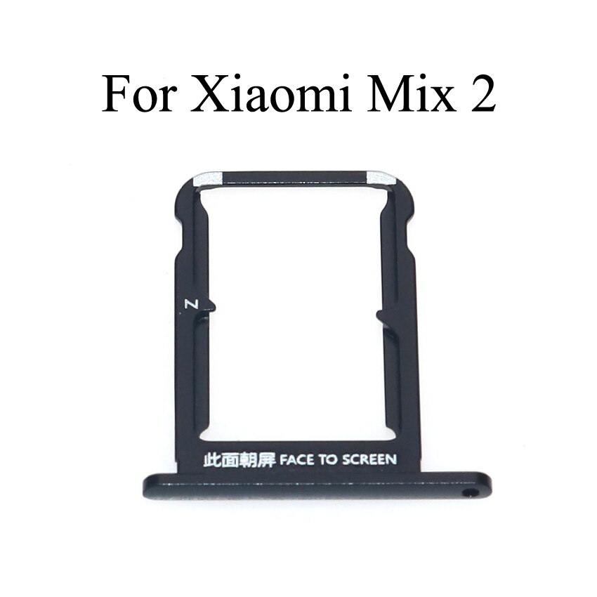 YuXi SIM Card Tray Socket Slot Holder Adapter Spare Parts For Xiaomi Mi Max 2 3 Mix 2S SIM & SIM / TF Card Tray Adapter