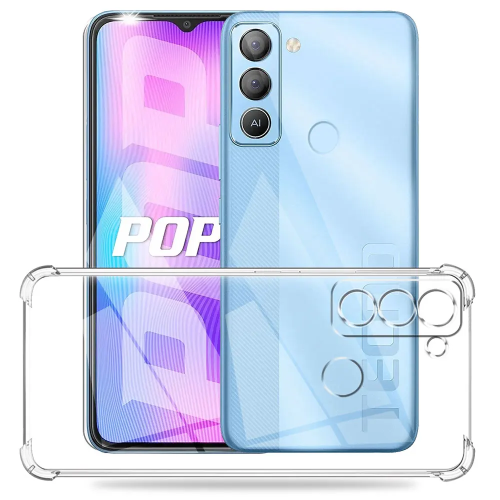 For Tecno Pop 5 LTE Case Silicone Soft Shockproof Transparent Cover For Tecno Pop5LTE Clear Case For Tecno Pop 5 LTE Funda Coque