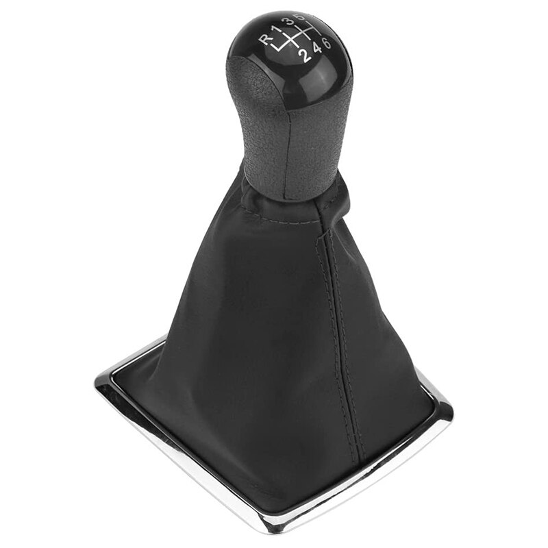 6 Speed Gear Shift Knob Gaiter Boot Cover Kit Gear Shift Knob for Ford Focus MK2 2004