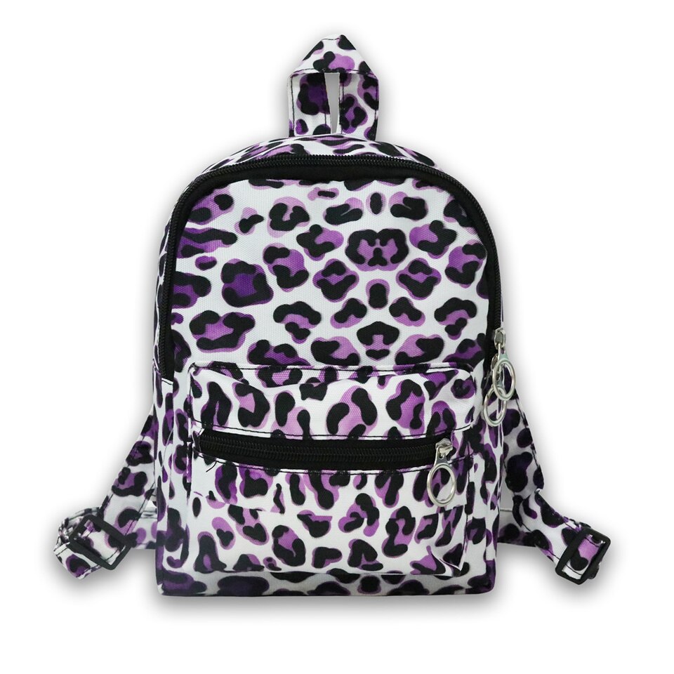 Mini-rucksack für damen, leoparden-rucksäcke #39 vintage-schultertaschen, freizeitrucksäcke, kawaii-rucksäcke, mochilas: Default Title