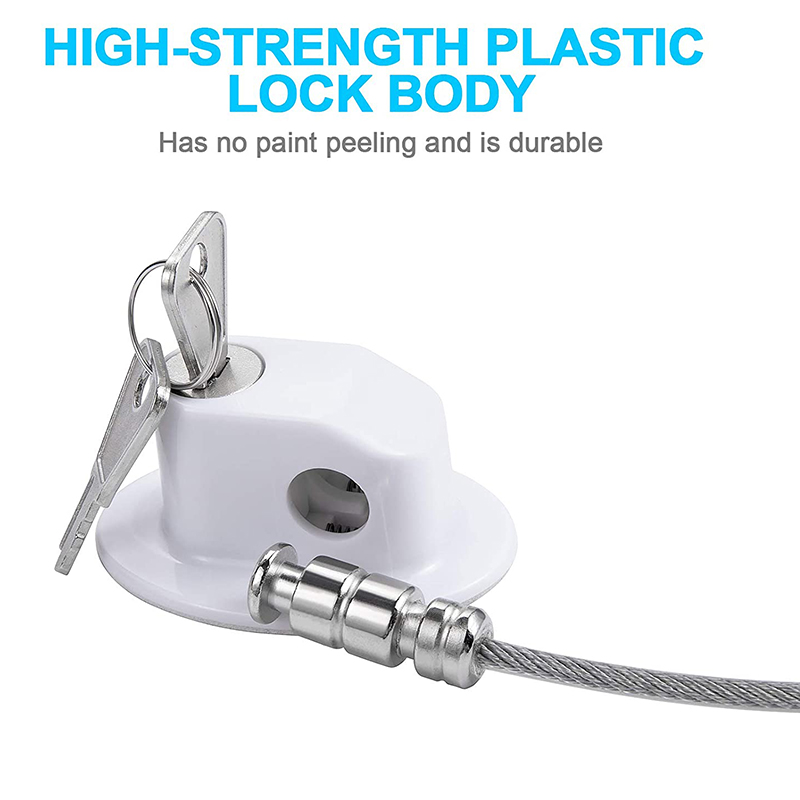 2 Pcs Fridge Lock, Refrigerator Lock For Children, Mini Fridge Locks For Kids, Freezer Lock, Used In Refrigerator Door