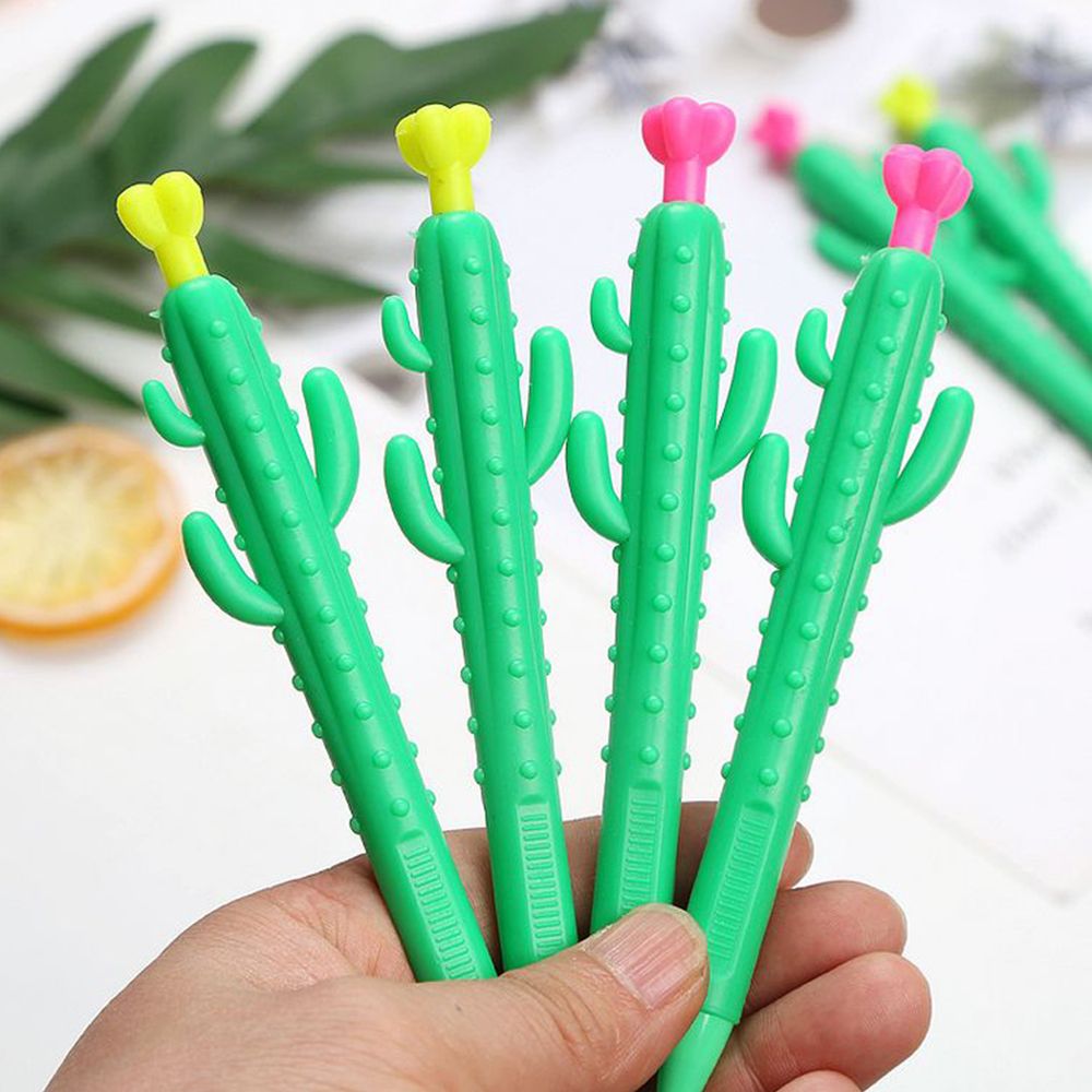 1 PC Carrot Cactus Corn Mechanical Pencil 0.5/0.7mm Mechanical Pencil Cartoon Cute Soft Gel Pen Press Pen Writing Tools