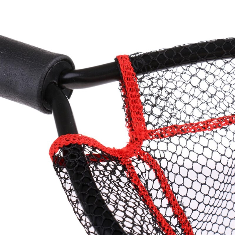 Redes de aterrizaje portátiles de aluminio, Red de inmersión para pesca con mosca, mango de goma, red Brail, accesorios de equipo de pesca, 1 ud.