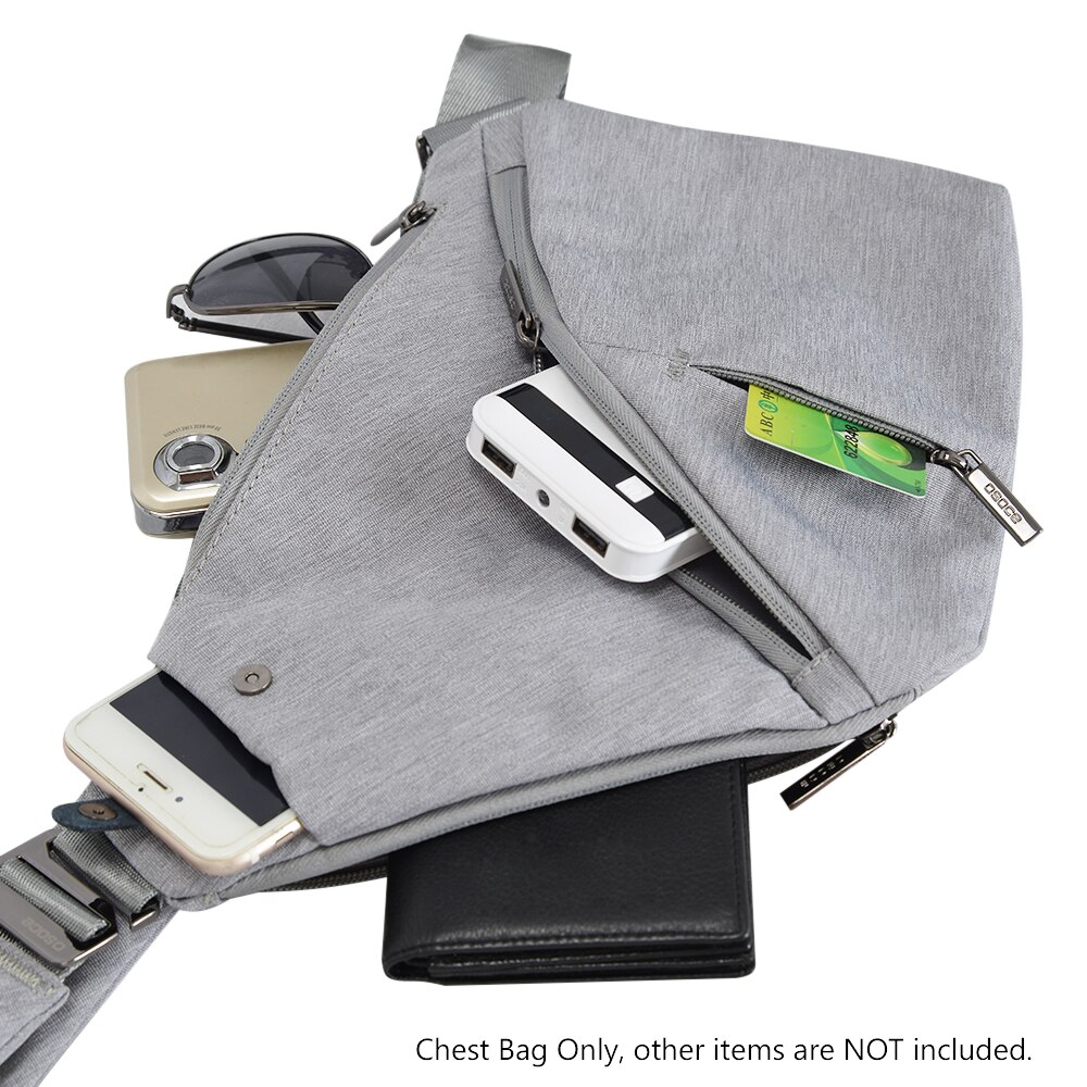 Heren dames schoudertas crossbody rugzak anti-diefstal veiligheidsborstzak tas schoudertas sling bag heren voorpand rugzak