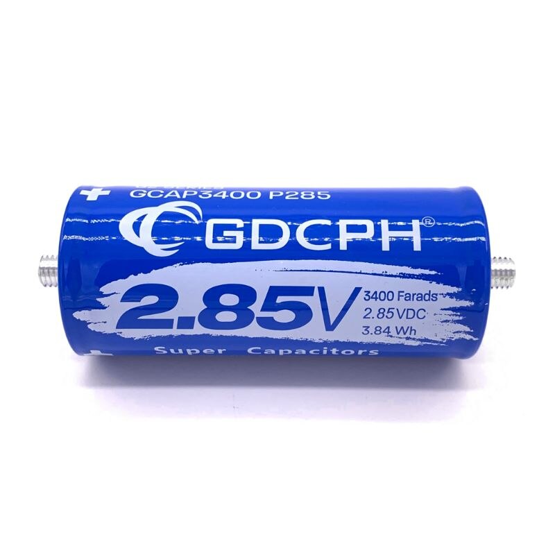 2,85 V 3400F Super Kondensator Lange Fuß Niedrigen ESR Hohe Frequenz Ultrakondensator für Auto Energie Versorgung Automobil Gleichrichter