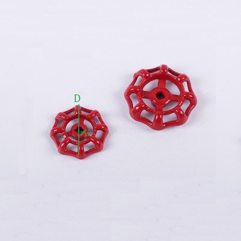 8Pcs/Lot Round Cast Iron Hand Wheel Valve Pipe Fittings Plumbing Fixture Door Handle Knob Hanging Hook