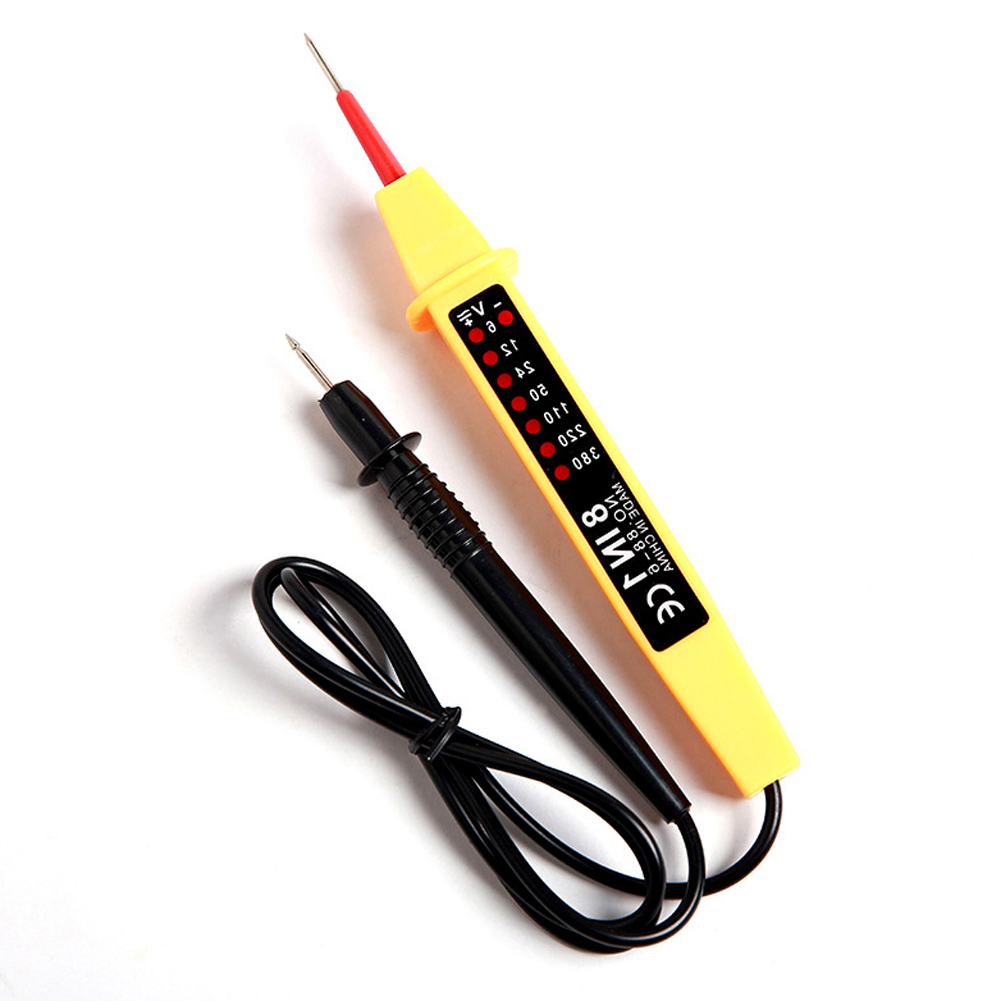 6-380V Voltage Tester 8-In-1 Polarity Current Tester AC Direct Current Voltage Tester 50-500Hz For Direct Current And AC Voltage