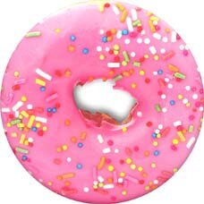 100% originale Ufficiale Rotonda Donut попсокет per I Telefoni Flessibile Supporto Del Telefono Presa Tasca Espansione Del Basamento e Anello di Presa попсокет: Colour 15