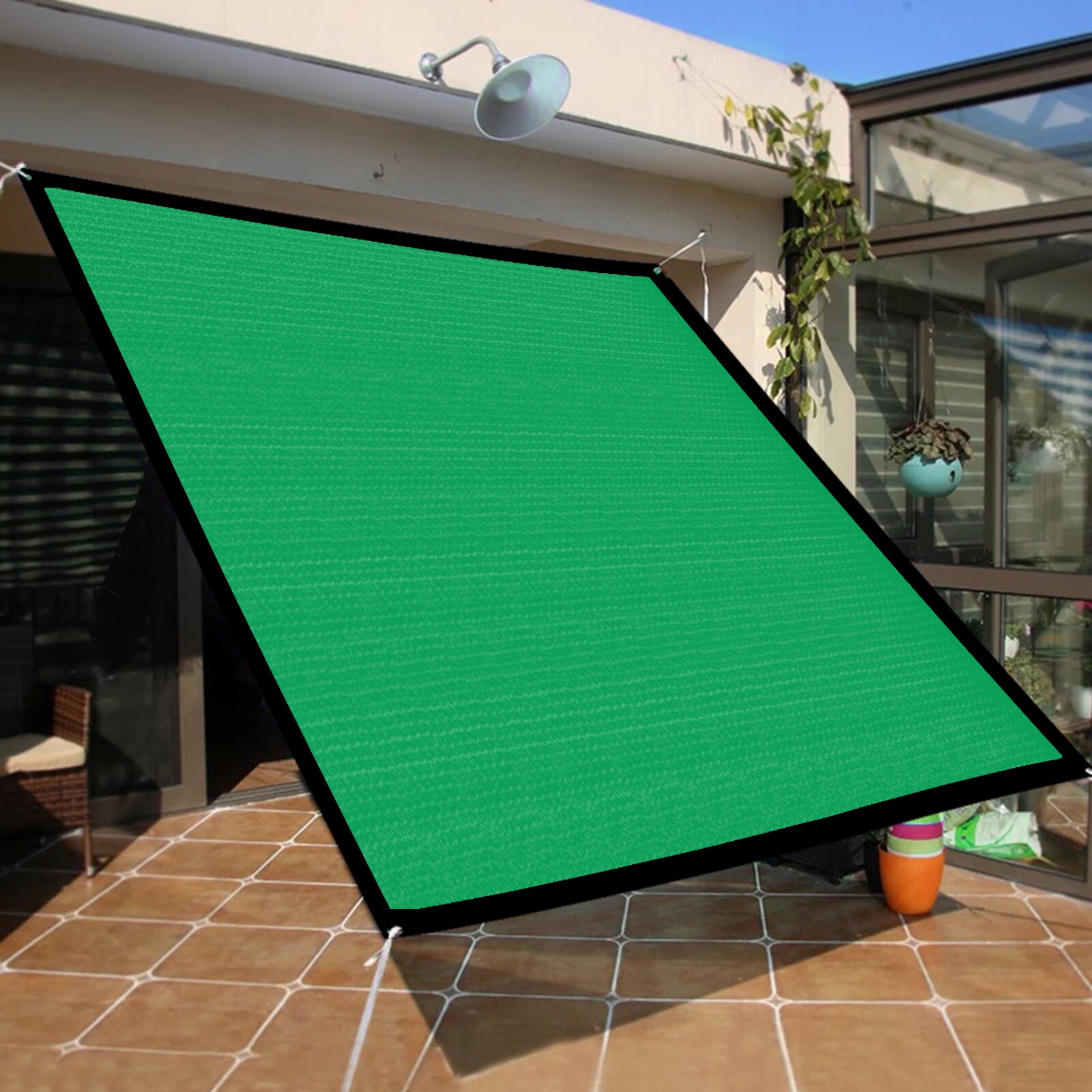 2x3m 3x4m Canopy Awning for Patio Garden Anti-UV Screen Plant Greenhouse Cover Sunblock Shading Cloth Net Sun Shade Sail
