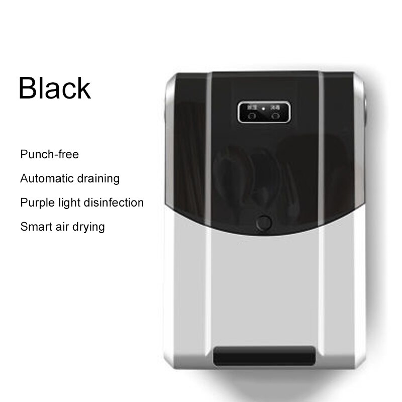 DMWD Home Kitchen Tableware Sterilizer Box Large Capacity USB Disinfection Machine Chopsticks and Dishes Cleaning Equipment: black