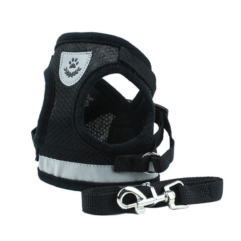 Super Ademend Huisdier Harnas Borstband Riemen Glow In The Dark voor Pommeren Franse Bulldog Kleine en Middelgrote Hond
