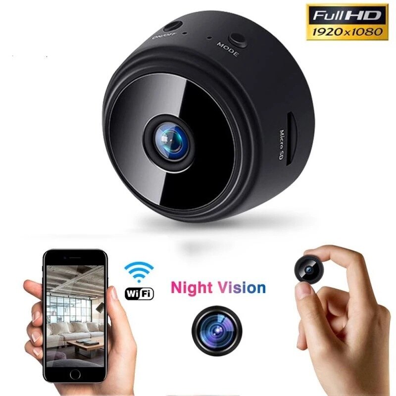 A9 minikameraer til dag og nat brug kompakt og let at installere hd webcam