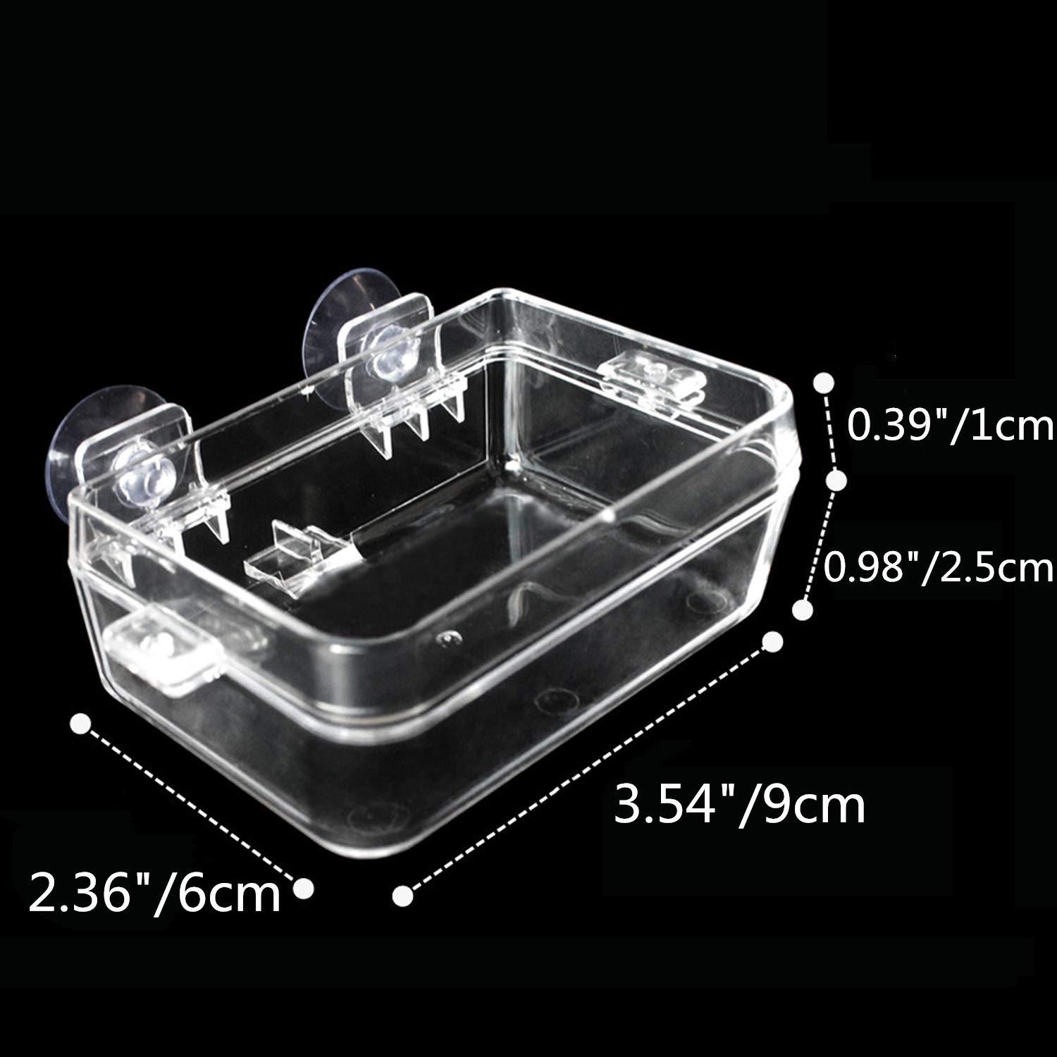 Comedero de reptiles cuenco de comida Anti-Escape con ventosa para tortuga Gecko culebras camaleón Iguana lagartija Accesorios