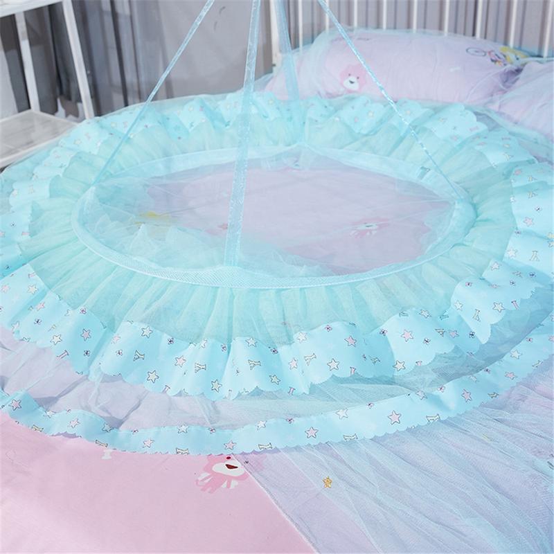 Baby Crib Netting Dome Ceiling Suspended Bed Canopy Princess Queen Mosquito Net Bed Tent Baby Bed Summer Mosquito Essentials