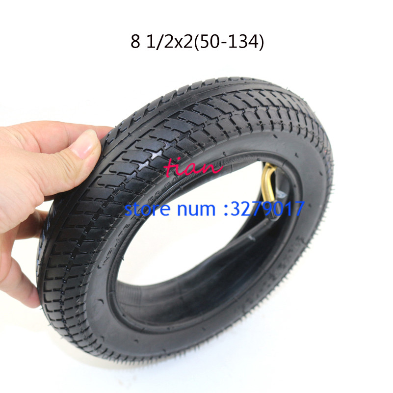 (8 ' 1/2 '  x2 tommer ) 8 1/2 x 2(50-134)  trye dæk til gas scooter & el scooter børne gas/el scooter, barnevogn klapvogn