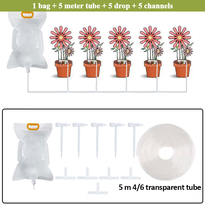 3,5 L Tuin Gieter Automatische Plant Irrigatiezak Verstelbare Infuus Drinkzak Tuinieren Zelfdrinkende Bevruchting Zak: Bordeaux