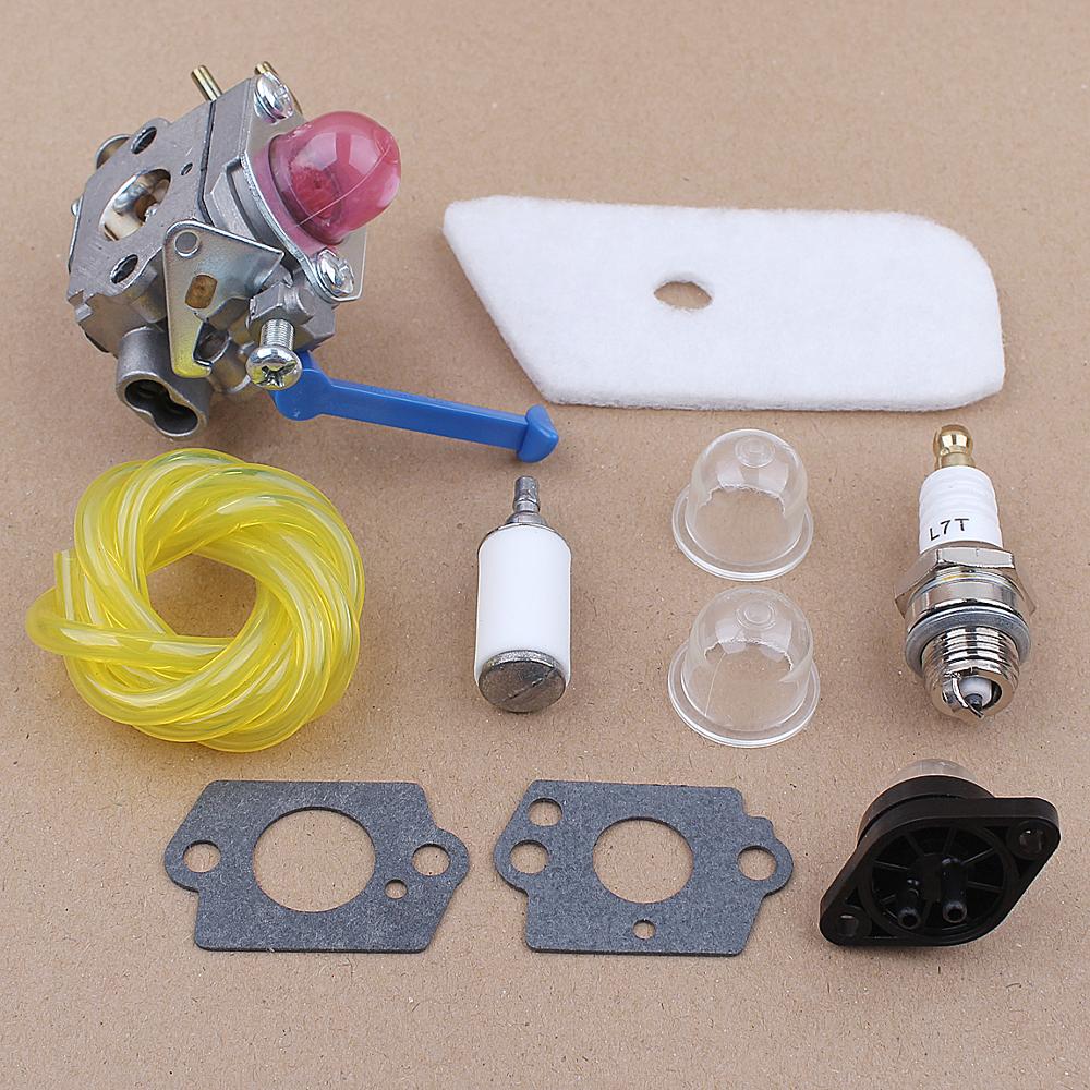Forgasser luftfilter primer blub-enhet til zamz  c1q-w40a husqvarna 128 128c 128l jonsered  bc2128 bc2126 karbohydrater trimmer