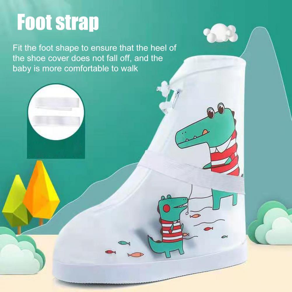 1 Pair Universal Rainshoes Premium Texture Cartoon Kids Rainshoes Unisex Kids Animal Rain Shoes for Children Rainshoes