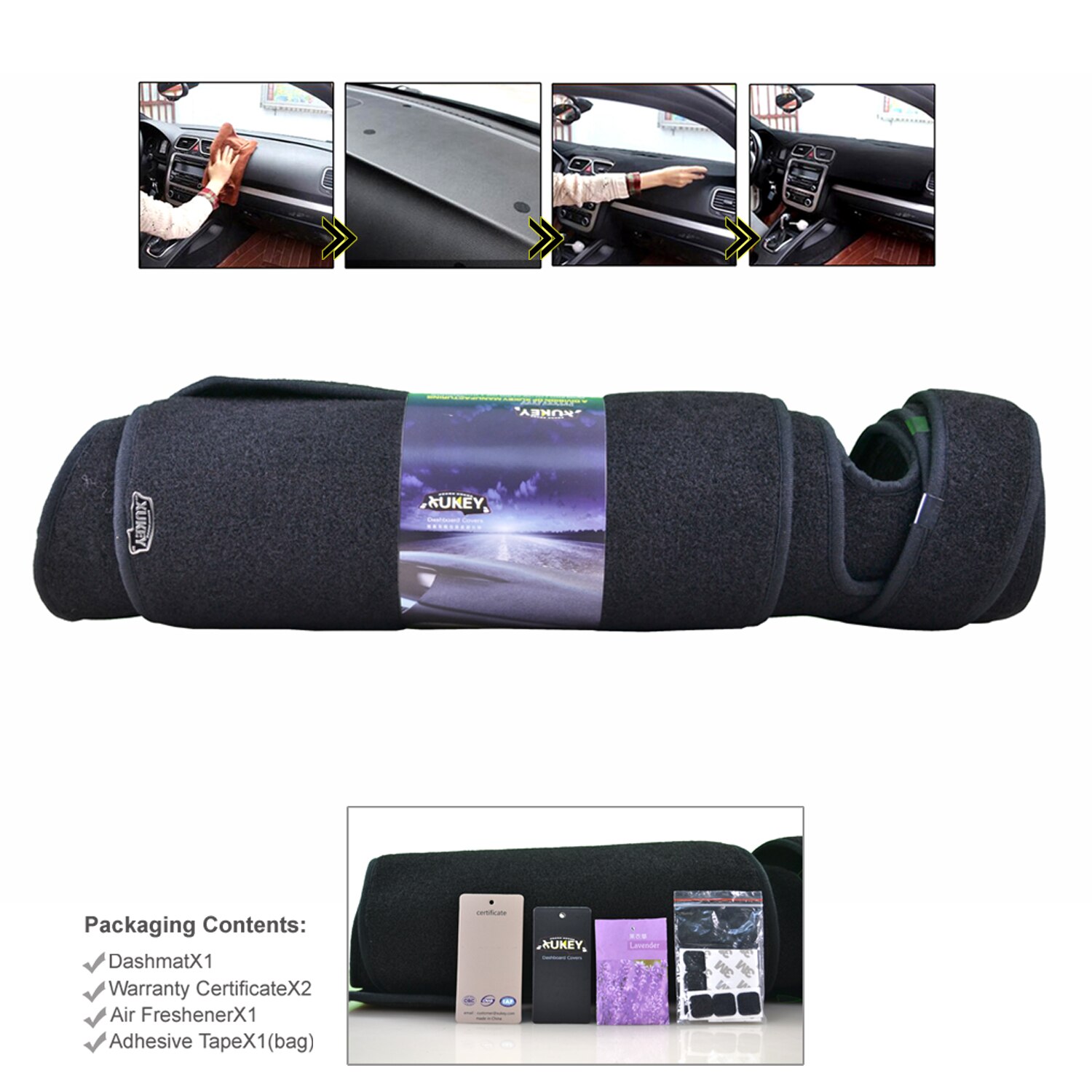 Xukey Fit Voor Citroen C4 C-Quatre Dashboard Cover Dashmat Dash Mat Pad Zonnescherm Dash Board Cover 2004-2006 2007