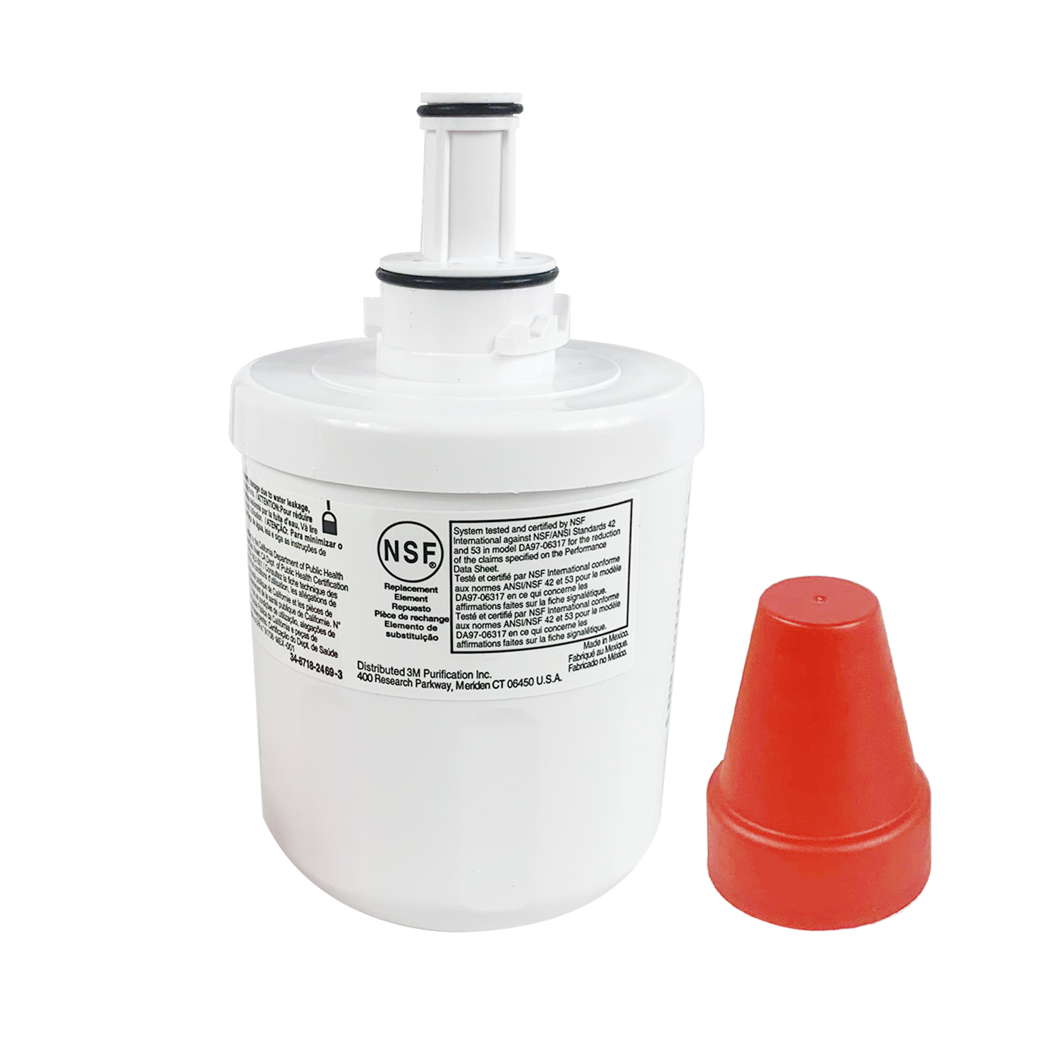 ¡De ! DA29-00003G filtro de agua del refrigerador, reemplazo para Samsung DA29-00003B, rsd257aars, HAFCU1, RS22HDHPNSR, WSS-1