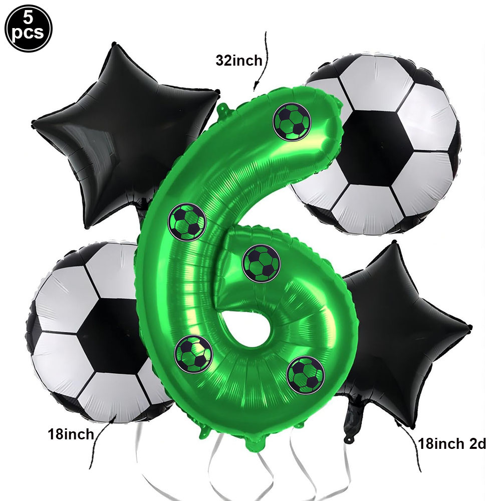 FußBall Ballon Bausatz Geburtstag Dekor für Jungen FußBall Geburtstag Party Lieferungen FußBall Party Ballon FußBall Sport Thema Party Gefälligkeiten