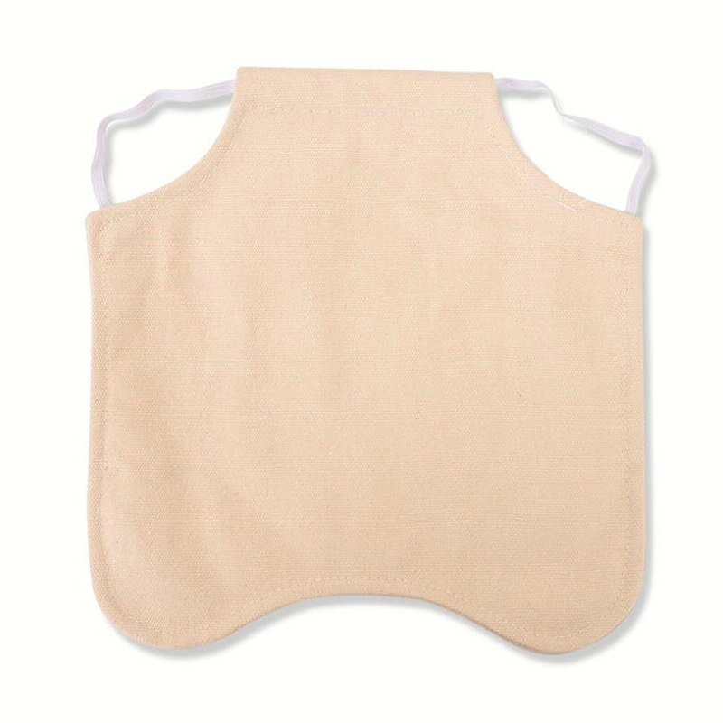 Gilet pour animaux de compagnie casque de poulet vêtements volaille poule réglable selle tablier plume porte-Protection pour poulet et canard: Khaki 22x24CM