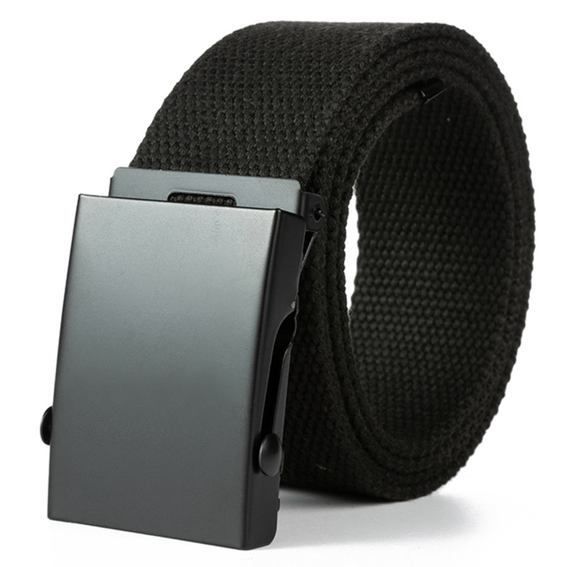Nowy męski pasek nowa moda unisex pas biodrowy dżinsy męskie dorywczo luksusowe płótno 3.8cm taśma w pasie Ceinture Femme