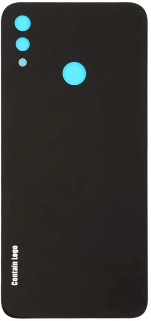 Vitre arrière pour Huawei Nova 3i couvercle de batterie boîtier de porte arrière pour Huawei NOVA 3i couvercle de batterie + objectif de caméra INE-LX1 LX2: Black No Lens