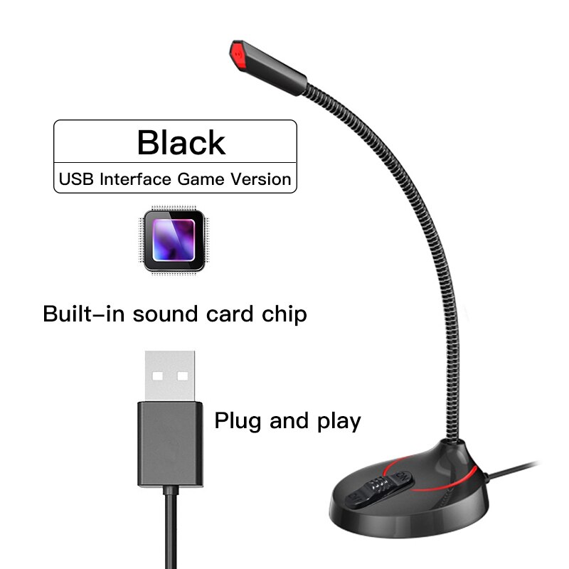 Micrófono de Karaoke F12 USB , grabación Vocal, canto, micrófono capacitivo omnidireccional de escritorio para PC, micrófono para juegos: USB Version