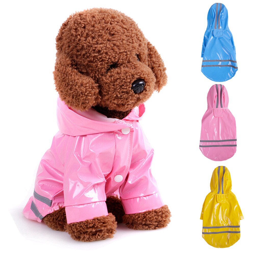 1PC Pet Rain Coat Summer Outdoor Puppy Hoody Waterproof Dog Jackets Raincoat for Dogs Cats Apparel Clothes S-XL
