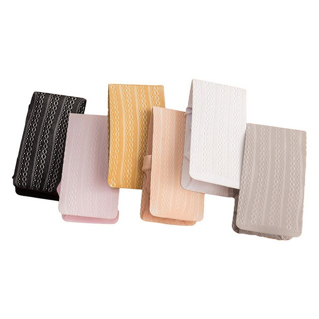 Fin gode barn jenter strømpebukse casual hvit svart bomull stretch tynn pustende tights for barn jenter