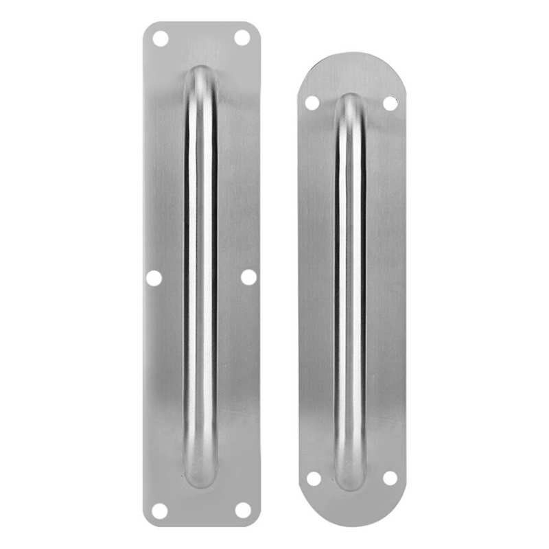 Stainless Steel Pull and Push Plate Door Access Door Pull Handle with Screws