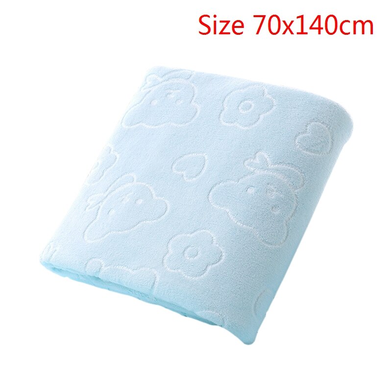 Hoge Absorberende Gezicht Handdoek Strandlaken Voor Volwassenen Quick Dry Zachte Dikke Katoen Effen Badhanddoek: C-blue