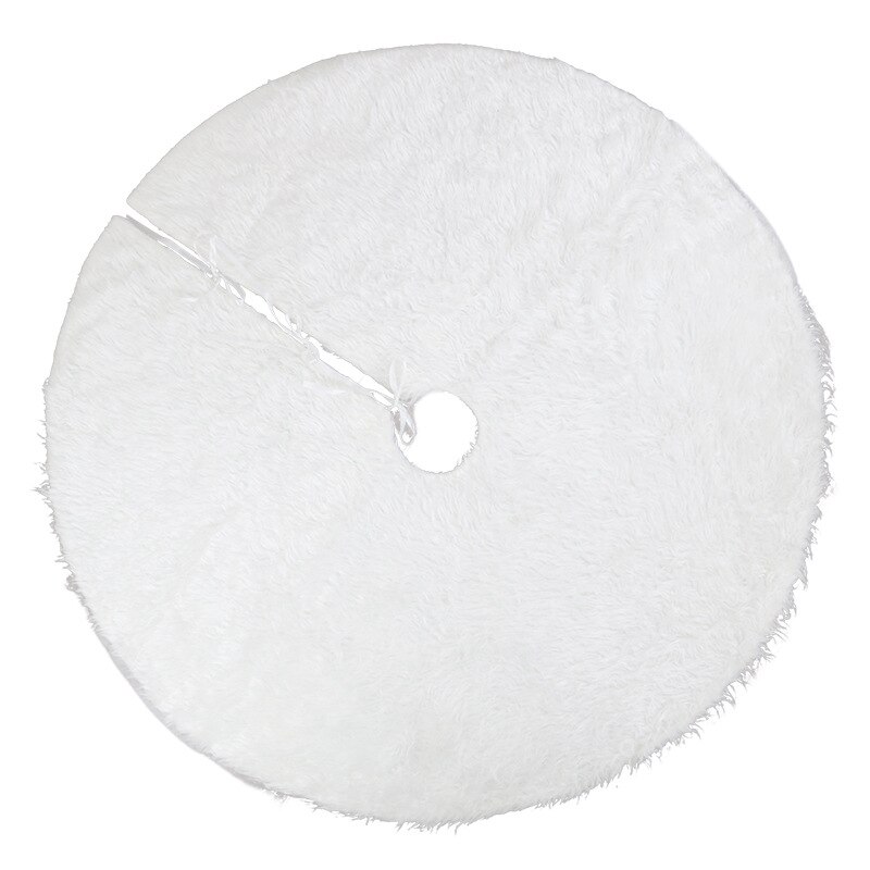 Kerstboom Rok Diameter 122Cm Jaar Kerst Decoratie Witte Plushtree Rokken Home Decor